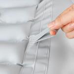 PandaEar Inflatable Baby Bathtub with Air Pump, Non-Slip Soft Cushion Bathing Tub for Toddlers & Infants (0-36 Months), Collapsible Travel-Friendly Blow Up Pool with Side Pocket & Backrest (Gray)