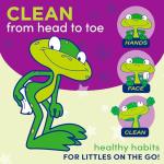 Flushable Wipes for Baby and Kids by Kandoo, Sensitive and Unscented Formula, Hypoallergenic Potty Training Wet Cleansing Cloths, 42 Count, Pack of 12