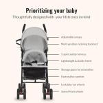 Dream On Me Vista Moonwalk Stroller, Disney Approved Lightweight Stroller for Toddlers and Infants, One-Hand Fold, Reclining Seat, Canopy with Sun Visor, Everyday & Travel Ready