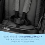 Graco Outpace LX All-Terrain 3-Wheel Baby Stroller, Cohen €” Compatible for Travel System, Easy One-Hand Fold, in-Seat Suspension for Comfortable Ride, Never-Flat Rubber Tires