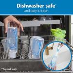 Dr. Brown's Natural Flow Anti-Colic Options+ Narrow Baby Bottle, Bear and Owl, 8 oz/250 mL, with Level 1 Slow Flow Nipple, BPA Free, 0m+, 2-Pack