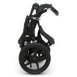 Delta Children Apollo Jogging Stroller - Shock Absorbing Frame with Large Canopy & Recline - Car Seat Compatible, Black