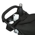 Delta Children Apollo Jogging Stroller - Shock Absorbing Frame with Large Canopy & Recline - Car Seat Compatible, Black