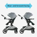 Graco Modes Nest Travel System, 3-in1 Modular Carseat Stroller Combo, Adjustable Slide2Me Infant Car Seat Carrier to Toddler Stroller, Includes the SnugRide DLX Infant Car Seat, Norah