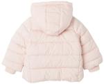 Amazon Essentials Baby Girls' Heavyweight Hooded Puffer Coat, Water-Resistant, Light Mauve, 18 Months