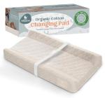 Contoured Baby Changing Pad – Waterproof & Breathable Diaper Changing Pad | Removable Washable Cover, Non-Slip Base & Safety Strap | Standard Size for Dresser & Changing Table Pads