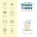 Happy Cappy Baby Shampoo and Body Wash - Shampoo & Body Wash for Eczema-Prone Skin, For Infants, Toddlers, & Kids, Reduces Itching and Redness, Dermatologist Tested, Fragrance Free - 8 fl oz