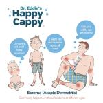 Happy Cappy Baby Shampoo and Body Wash - Shampoo & Body Wash for Eczema-Prone Skin, For Infants, Toddlers, & Kids, Reduces Itching and Redness, Dermatologist Tested, Fragrance Free - 8 fl oz