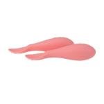 Nuby Silicone Mini Spoons - (2-Pack) Baby-Led Weaning Spoons for Babies - 4+ Months - Pink