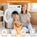 CandyHome 12 PCS Baby Bath Towels Set for Infants Toddlers, 4 PCS Animal Hooded Baby Towels & 8 PCS Washcloths Set, Ultra Absorbent Cute Soft Newborn Bath Essentials Gifts for Boys & Girls