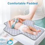 Accmor Portable Diaper Changing Pad, Waterproof Baby Changing Mat, Foldable Travel Diaper Changing Pads for Baby, Baby Essentials Shower Registry Gifts