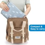 Accmor Portable Diaper Changing Pad, Waterproof Baby Changing Mat, Foldable Travel Diaper Changing Pads for Baby, Baby Essentials Shower Registry Gifts