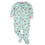 Onesies Brand Baby Girls' 4-Pack Sleep 'N Play Footies Multi Pack, Pink Sweet Treat, 6-9 Months