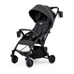 Chicco Presto Self-Folding, Compact Stroller with Canopy, Lightweight Aluminum Frame Umbrella Stroller, for Babies and Toddlers up to 50 lbs., Graphite/Grey