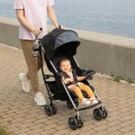 Ingenuity 3Dlite Convenience Stroller, Gray – Lightweight Stroller with Aluminum Frame, Large Seat Area, 4 Position Recline, Extra Large Storage Basket – Infant Stroller for Travel and More