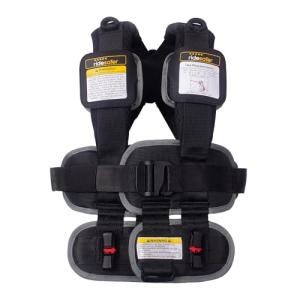RideSafer Travel Vest Gen 6 - Small (26.5-50 lbs) - Black - Lightweight Portable Child Safety Car Seat for Travel, Rental Cars, Rideshares