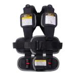 RideSafer Travel Vest Gen 6 - Small (26.5-50 lbs) - Black - Lightweight Portable Child Safety Car Seat for Travel, Rental Cars, Rideshares