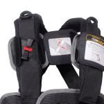 RideSafer Travel Vest Gen 6 - Small (26.5-50 lbs) - Black - Lightweight Portable Child Safety Car Seat for Travel, Rental Cars, Rideshares