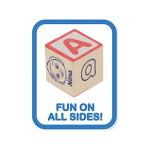 CoComelon 51-piece Classic ABC Wooden Block Set, Preschool Building Toys, Learning and Education