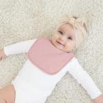 100% Cotton Muslin Baby Bibs 10-Pack Baby Drool Bibs for Unisex Baby Toddlers Infant Newborns Drooling and Teething(Rosebud)