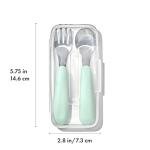 OXO Tot On-The-Go Fork and Spoon Set - Opal