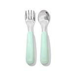 OXO Tot On-The-Go Fork and Spoon Set - Opal
