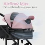 newyoo Infant Strollers with Bassinet Mode, Nestro 516M, Convertible/Reversible Seat & Cup Holder, Coches para Bebes, 2 in 1 Rear-Facing Pram from Newborn to Toddler, Pink