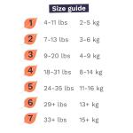 Size 3 Eco-Friendly Diapers (9-20 lbs) Totally Chlorine Free (TCF),Hypoallergenic, Soft Organic Cotton, Sustainable, up to 12 Hours Leak Protection, Allergy UK,26 Count (Pack of 3) (78 Baby Diapers)