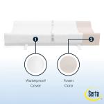 Serta Foam Contoured Changing Pad with Waterproof Cover
