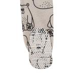 Gerber Baby Boys 2-Pack Footed Pajamas, Bear Green Stripes White, 18 Months