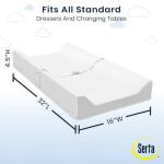 Serta Foam Contoured Changing Pad with Waterproof Cover