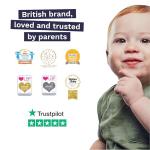 Pura Hypoallergenic Diaper Pants Size 7 (37+ lbs) Overnight, up to 12 Hours Leak Protection, Suitable for Sensitive Skin, Totally Chlorine Free, Soft Organic Cotton, 3 Packs of 17 (51 Pull Up Pants)