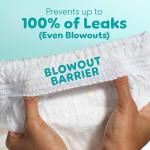 Pampers Diapers - Swaddlers 360° - Size 4, 132 Count, up to 100% Leakproof Comfy Dry Fit, Designed for Easy Changes, Pull On Baby Diaper (Packaging May Vary)