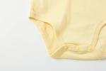 AMIYAN Baby Short Sleeve Bodysuit Infant Cotton One-Piece Unisex Newborn Romper Yellow 85 12-18M