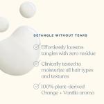 Pipette Leave-In Hair Detangler Spray for Kids, 4.4 Fl Oz, Silicone-free Detangling Spray with Squalane to Moisturize All Hair Types, Toddler and Kids Hair Products, Orange and Vanilla Scent