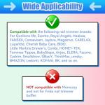 12 Pieces Baby Nail File Pads Nail Trimmer Replacement Pads Electric Baby Nail Grinding Heads for Standard Electric Kid Nail Trimmer Suits to Over 12 Months Newborn Infant Toddler (Blue)