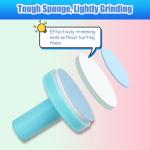 12 Pieces Baby Nail File Pads Nail Trimmer Replacement Pads Electric Baby Nail Grinding Heads for Standard Electric Kid Nail Trimmer Suits to Over 12 Months Newborn Infant Toddler (Blue)