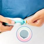 12 Pieces Baby Nail File Pads Nail Trimmer Replacement Pads Electric Baby Nail Grinding Heads for Standard Electric Kid Nail Trimmer Suits to Over 12 Months Newborn Infant Toddler (Blue)