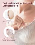 Momcozy Breast Milk Collector, Milk Collectors for Breastfeeding, Reusable Breast Milk Shells, Silicone Catcher with More Fit & Soft (3oz/90ml, 2 Counts)