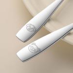 DEHOV Toddler Eating Utensils Set,Set Of 12 Food Grade Stainless Steel Silverware Sets For Kids,Dishwasher Safe Children Small Metal Spoons And Forks Flatware Sets