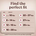 Huggies Size 1 Diapers, Skin Essentials Baby Diapers, Size 1 (8-14 lbs), 84 Count, Packaging May Vary