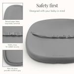 Evolur Eva Baby Changing Pad, Soft, Lightweight and Portable Changing Pad, Fits All Changing Table, Waterproof Firm Padding - Dark Gray