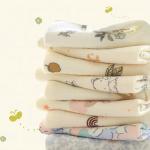 MUKIN Baby Washcloths, Natural Cotton Face Towels, 15 Pack, 10x10 inches