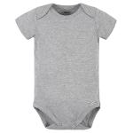 Gerber Unisex Baby 5 Pack Onesies Multi-Packs Bundle Interlock 180 GSM Shirt, Heather Grey, 0-3 Months US