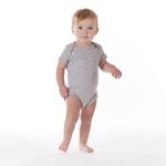 Gerber Unisex Baby 5 Pack Onesies Multi-Packs Bundle Interlock 180 GSM Shirt, Heather Grey, 0-3 Months US