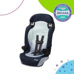 Cosco Kids Finale DX 2-in-1 Booster Car Seat, Forward Facing Toddler Car Seat (40-65 lbs) and Belt Positioning High Back Booster (40-100 lbs), Organic Waves