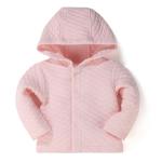 Minicoco 100% Cotton Baby Spring Hoodies Jacket, Comfortable Soft and Warm Baby Spring Jacket,0-24Months Solid-Coloured Coat