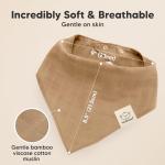 KeaBabies 8-Pack Muslin Baby Bibs for Boys, Girls - Muslin Bandana Drool Bibs for Baby Girl & Boy, Drooling Newborn, Teething Toddler, Infant 0-36 Months, Soft Cotton Extra Absorbent (Mirage)