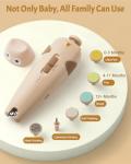 Lictin Baby Healthcare and Grooming Kit, 26 in 1 Rechargeable Baby Nail Trimmer Electric Set,Safe Baby Nail File with Auto Light, Newborn Baby Safety Care Set for Newborn Infant Toddlers Boys Girls