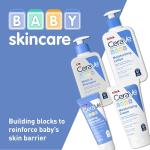 CeraVe Baby Wash & Shampoo, 2-in-1 Tear-Free for Skin Hair Fragrance, Paraben, Dye, Phthalates Sulfate Free Bath, Soap with Vitamin E 16 Ounce